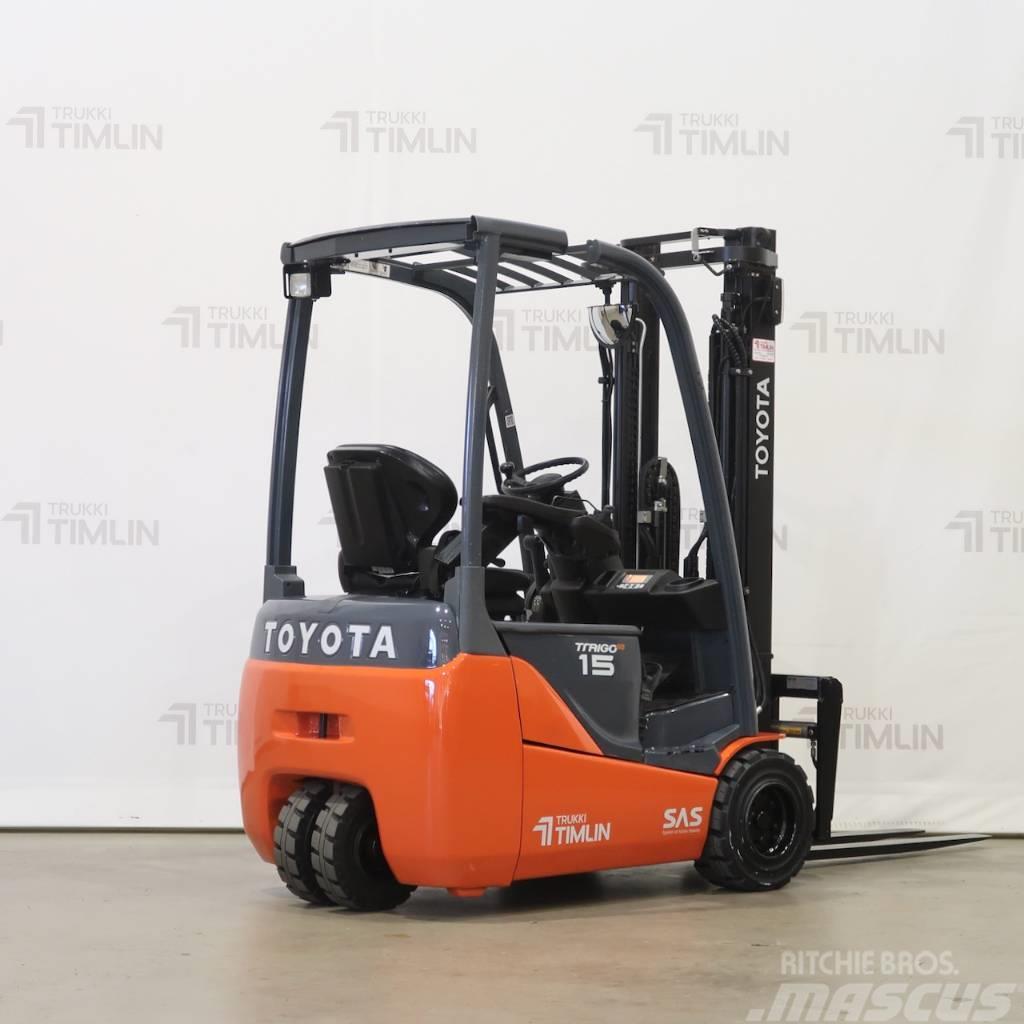Toyota 8FBET15 (akku uusittu 2023) Akumulátorové vozíky