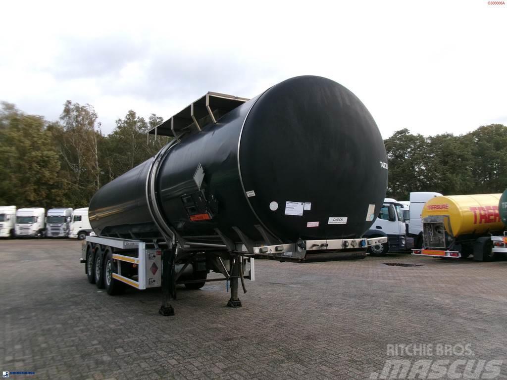 Crossland Bitumen tank inox 33 m3 / 1 comp + ADR L4BN Cisternové návesy