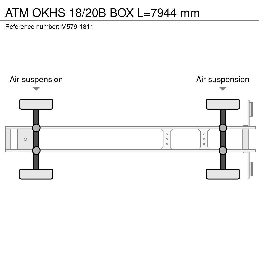 ATM OKHS 18/20B BOX L=7944 mm Sklápacie návesy
