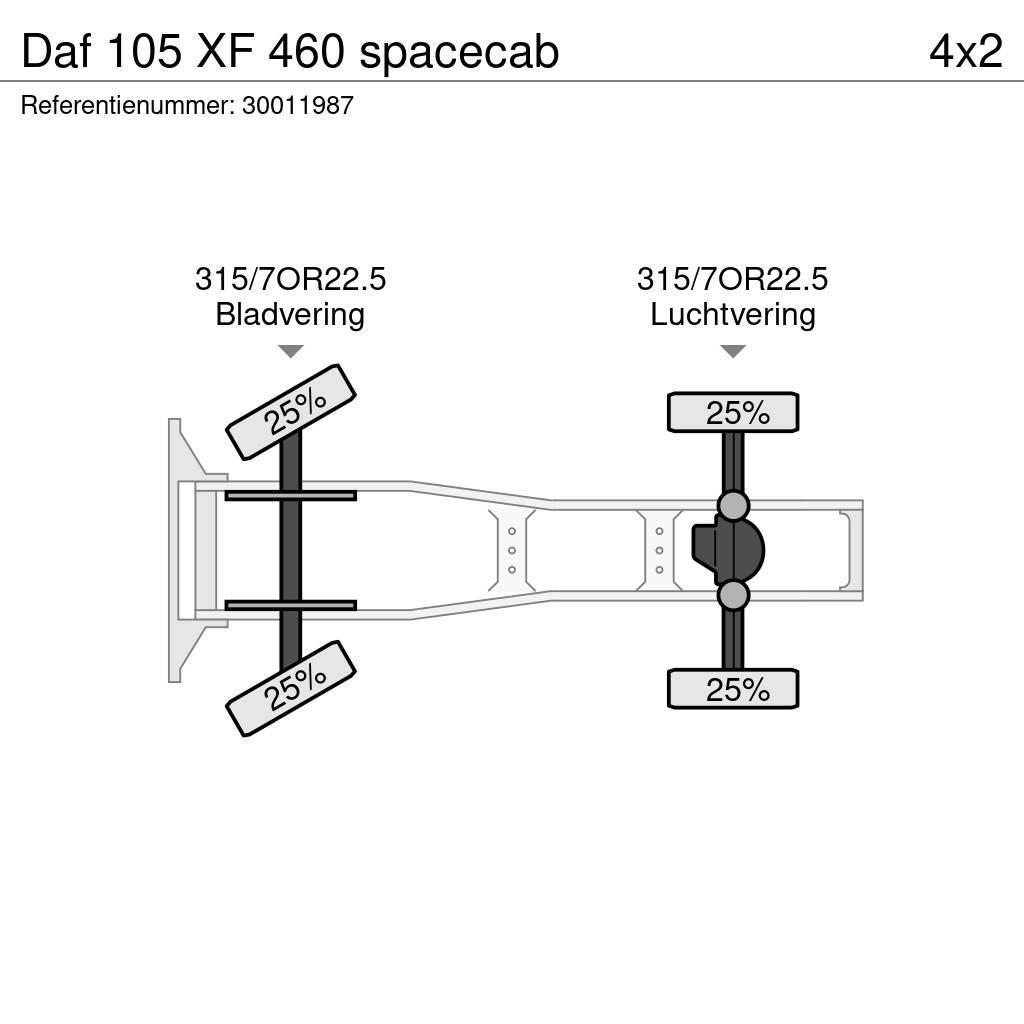 DAF 105 XF 460 spacecab Ťahače