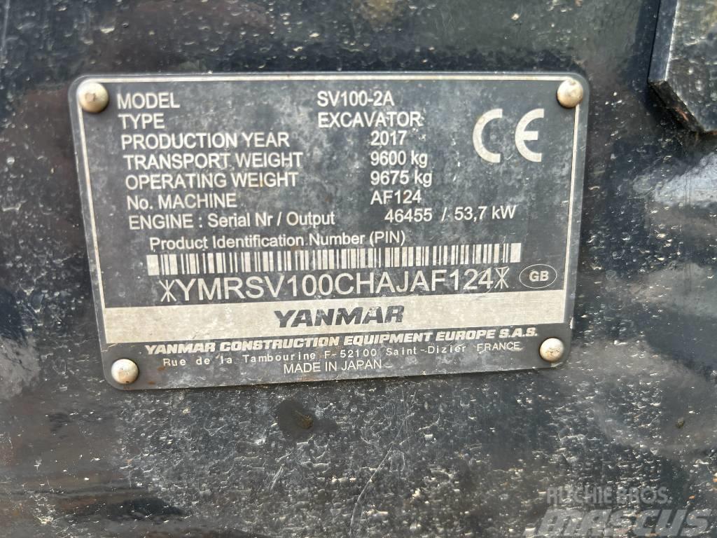 Yanmar SV100-2A Midi rýpadlá 7 t - 12 t