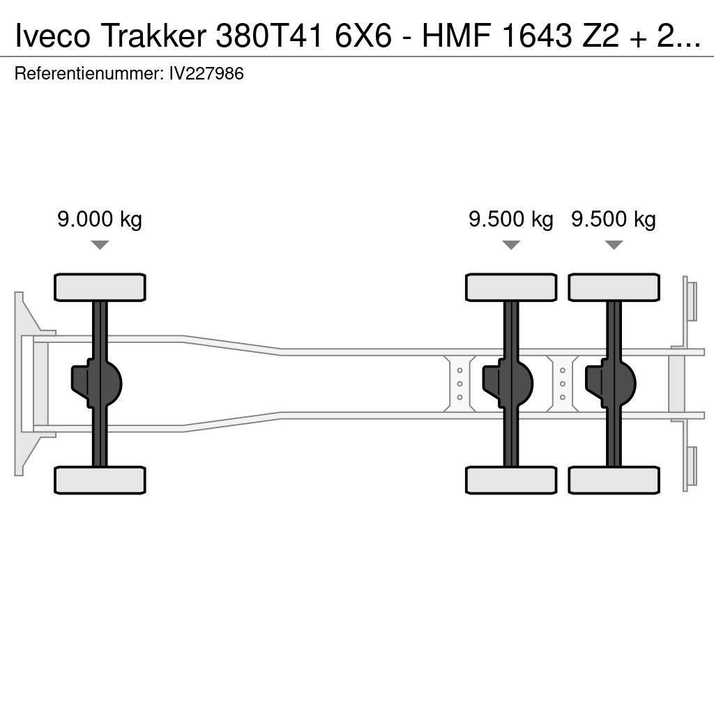 Iveco Trakker 380T41 6X6 - HMF 1643 Z2 + 2-WAY TIPPER Sklápače