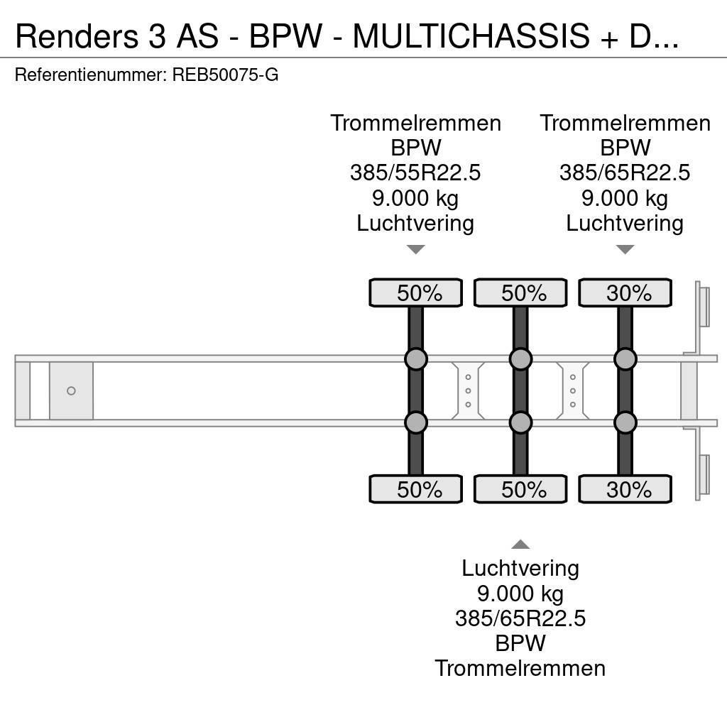 Renders 3 AS - BPW - MULTICHASSIS + DOUBLE BDF SYSTEM Kontajnerové návesy