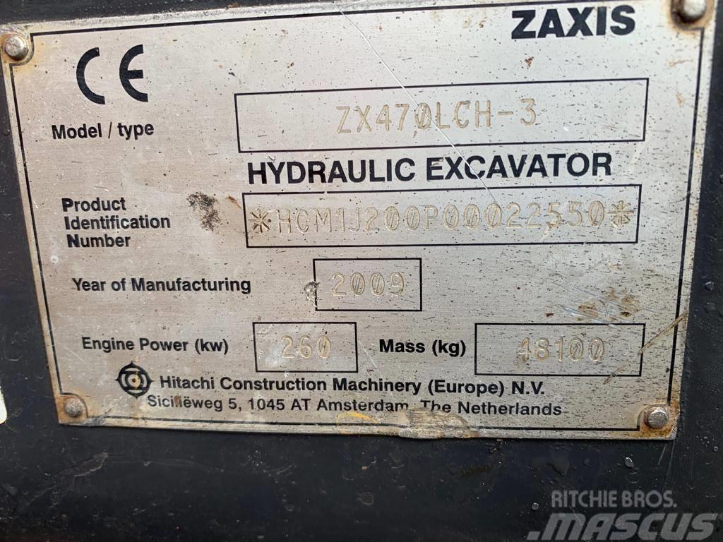  zaxis ZX470LCH-3 Pásové rýpadlá