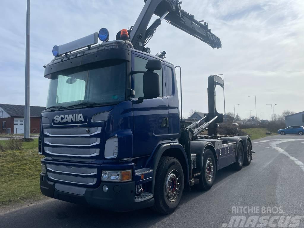 Scania R480 8x2 Autožeriavy, hydraulické ruky