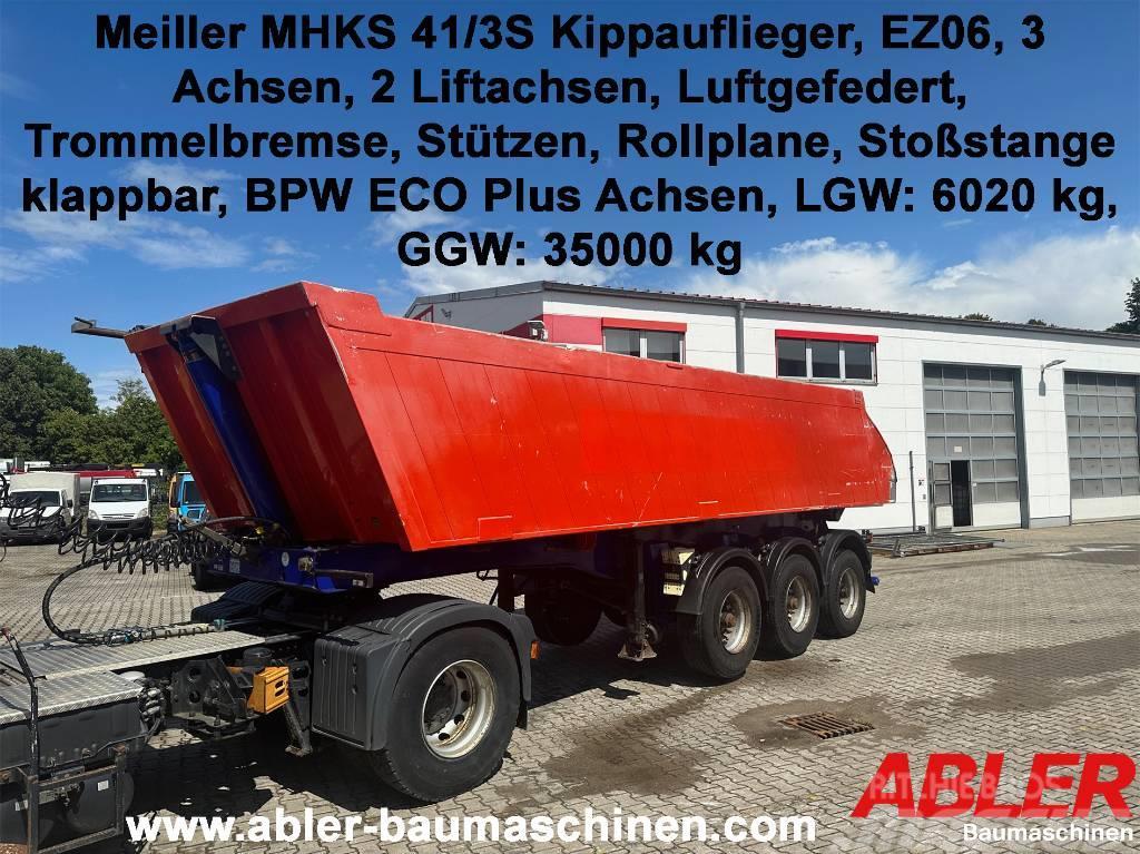 Meiller MHKS 41/3S 3-Achser BPW ECO PLUS 2 Liftachsen Ramenové kontajnerové návesy
