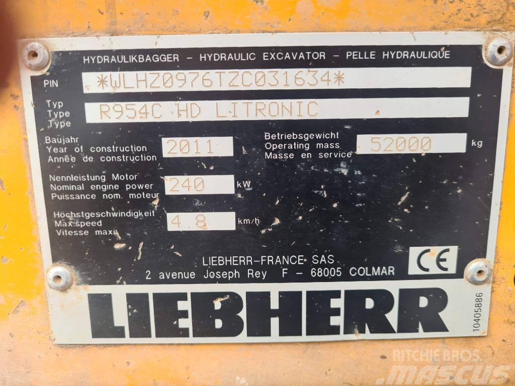 Liebherr 954 C Pásové rýpadlá