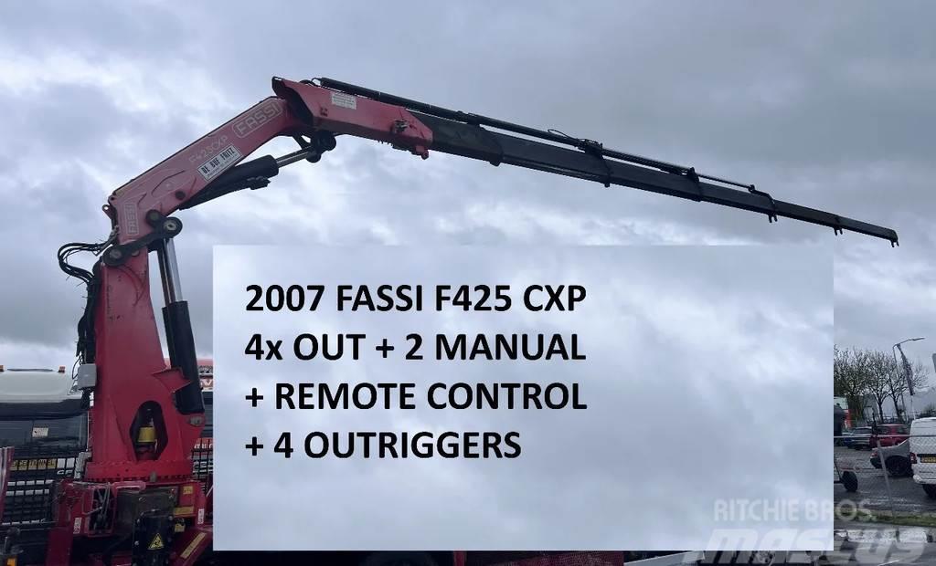 Fassi F425CXP F425CXP + REMOTE + 4 OUTRIGGERS - 4x OUT + Nakladacie žeriavy