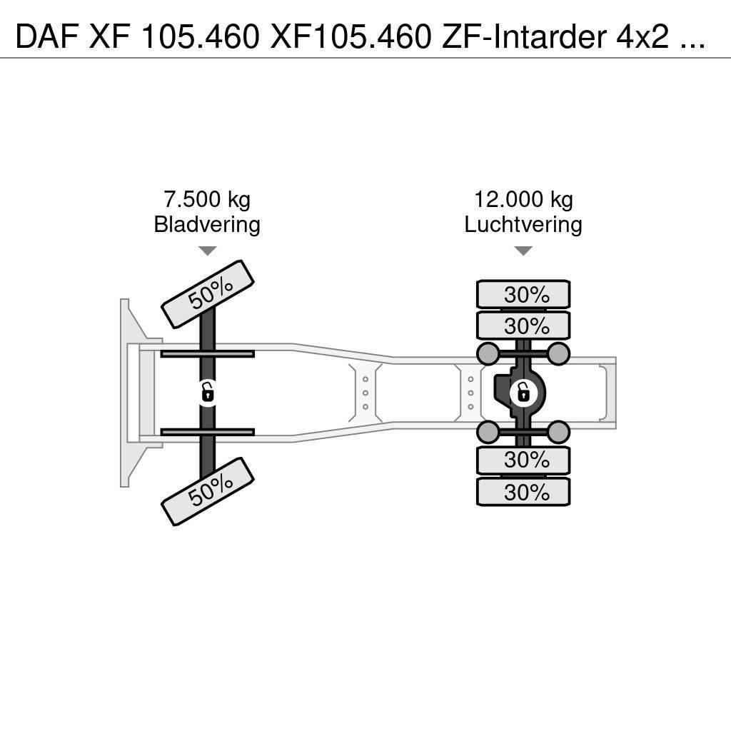 DAF XF 105.460 XF105.460 ZF-Intarder 4x2 Automatik Eur Ťahače