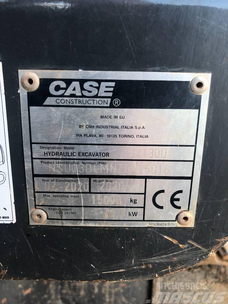 CASE CX 130 D Pásové rýpadlá