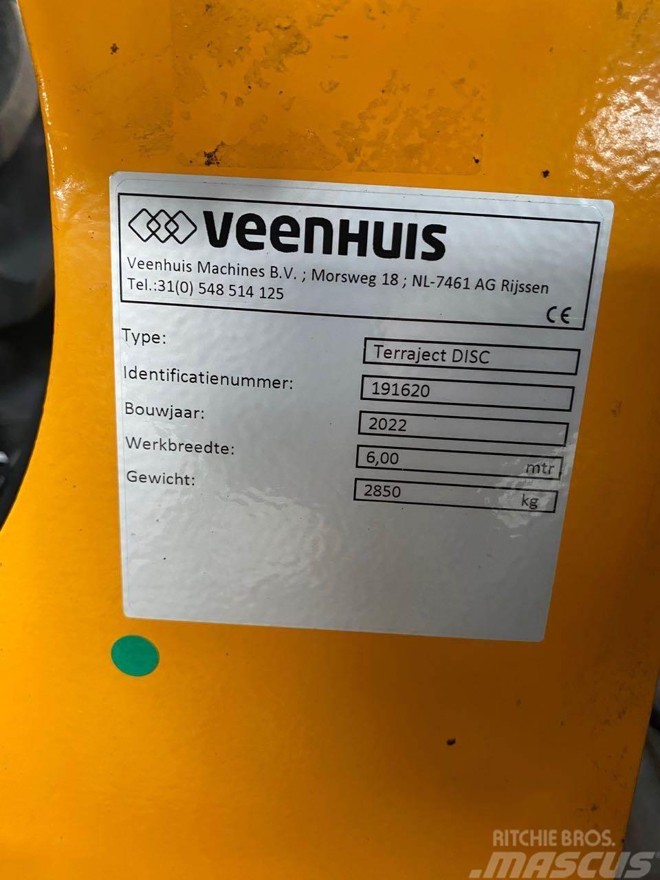 Veenhuis Terraject Disc 6.00 Iné stroje na aplikáciu hnojív a ich príslušenstvo
