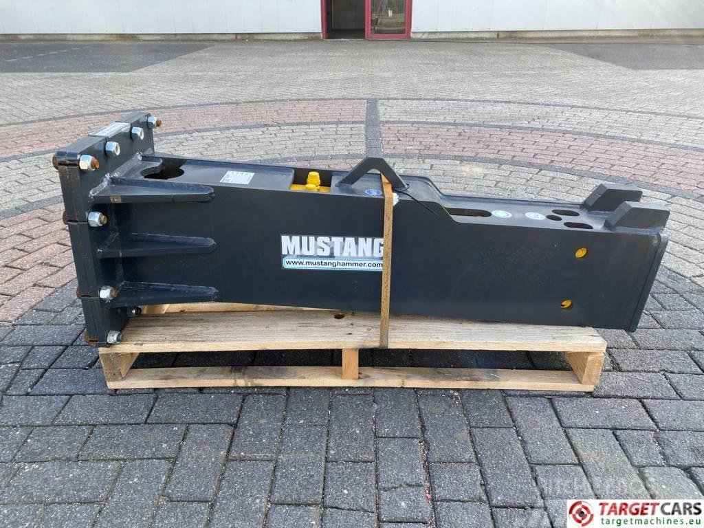 Mustang HM1002 Hydraulic Excavator Breaker Hammer 10~18T Búracie kladivá / Zbíjačky