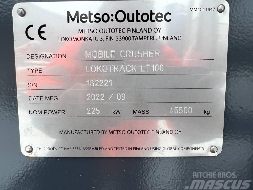 Metso LT106 Mobilné drviče