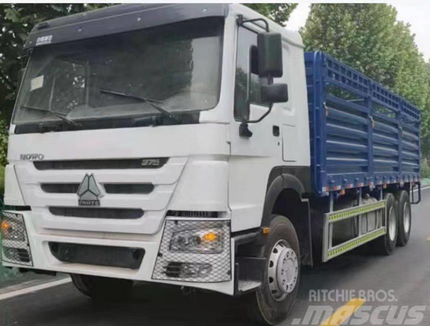 Howo 375 Plošinové nákladné automobily/nákladné automobily so sklápacími bočnicami