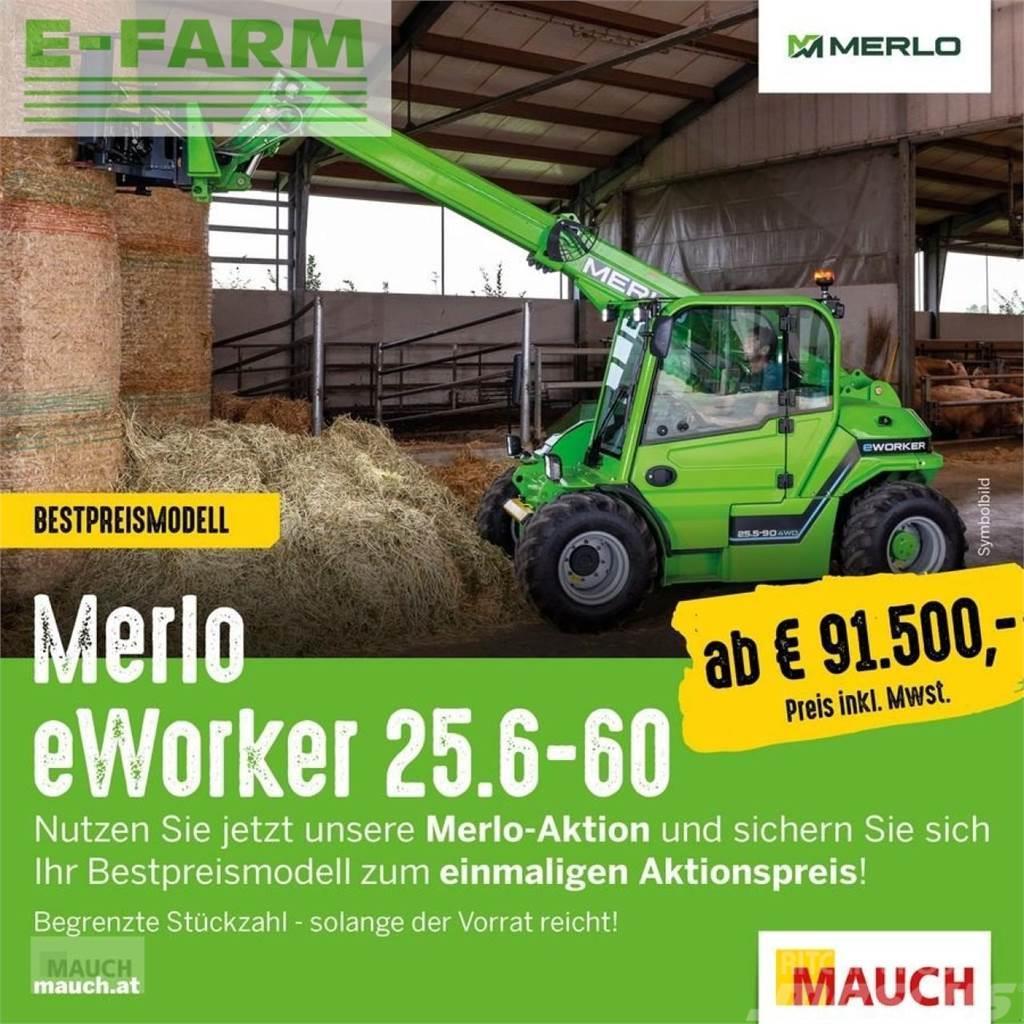 Merlo e-worker 25.5-60 aktion Teleskopické nakladače pre poľnohospodárstvo