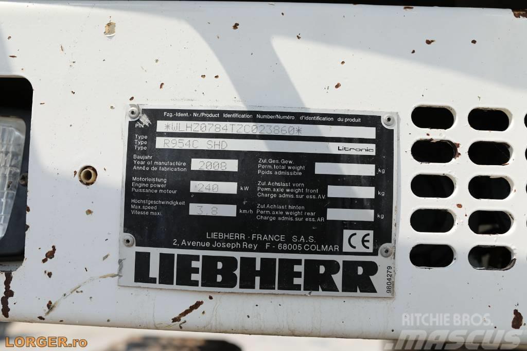 Liebherr R954 C SHD Pásové rýpadlá