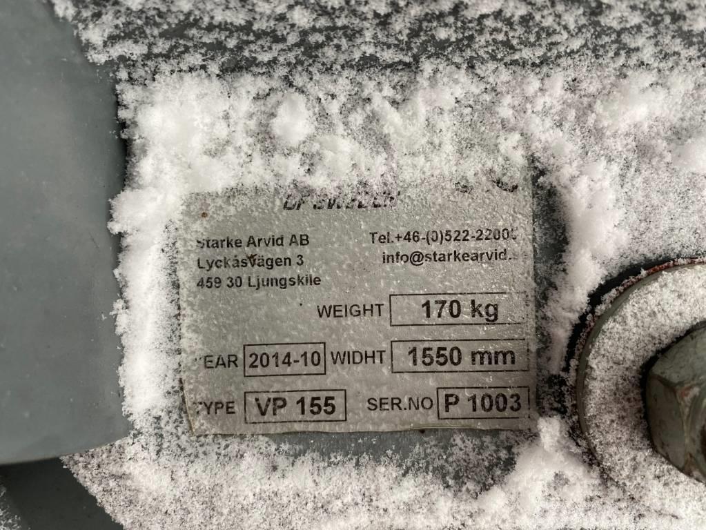 Fjärås VP 155 Snežné pluhy, predné snežné radlice