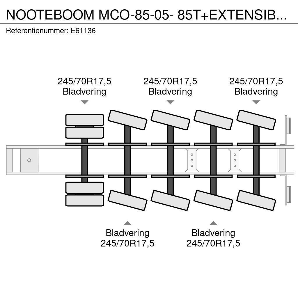 Nooteboom MCO-85-05- 85T+EXTENSIBLE 3M Podvalníkové návesy