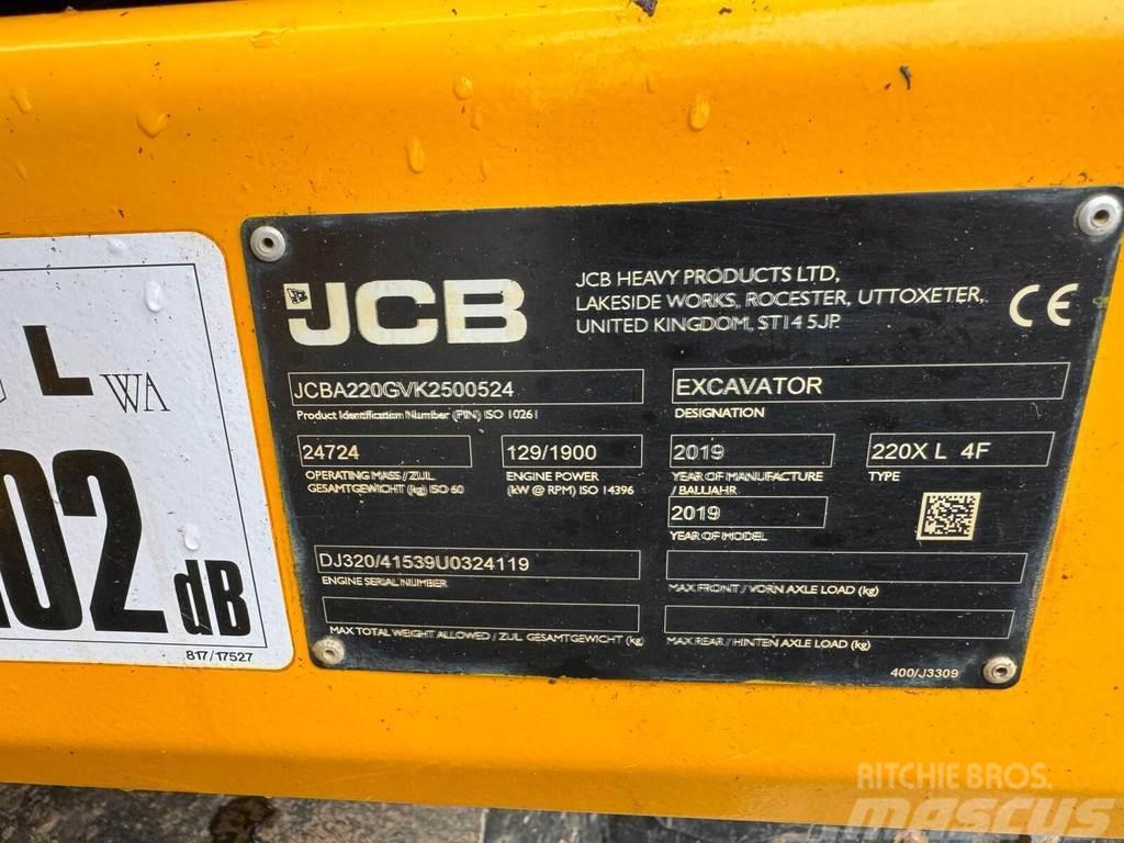 JCB JS220X LC Pásové rýpadlá