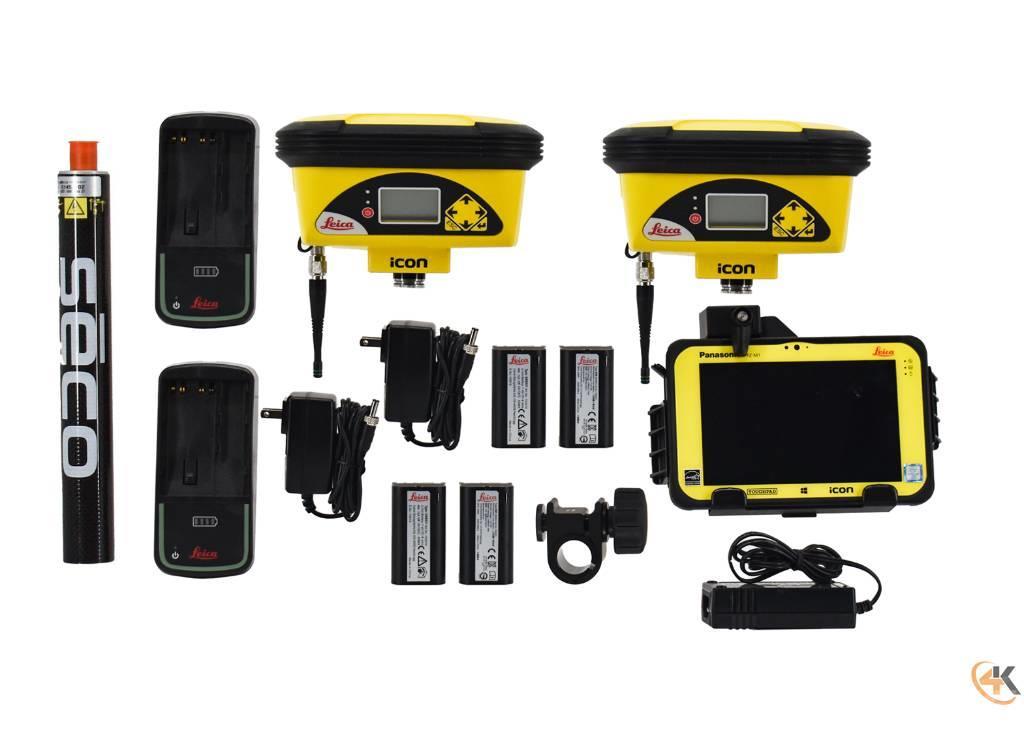 Leica iCON Dual iCG60 900MHz Base/Rover GPS w/ CC80 iCON Ďalšie komponenty