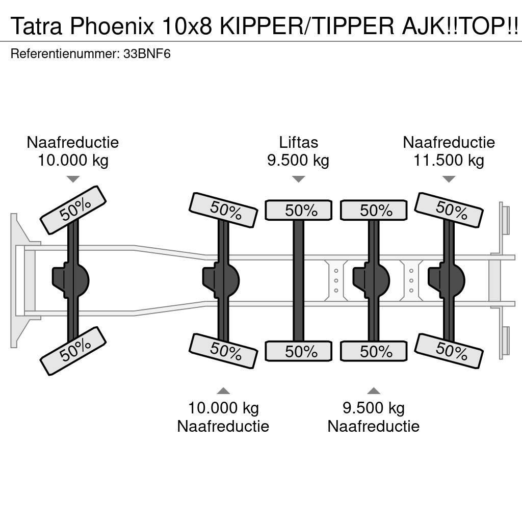Tatra Phoenix 10x8 KIPPER/TIPPER AJK!!TOP!! Sklápače