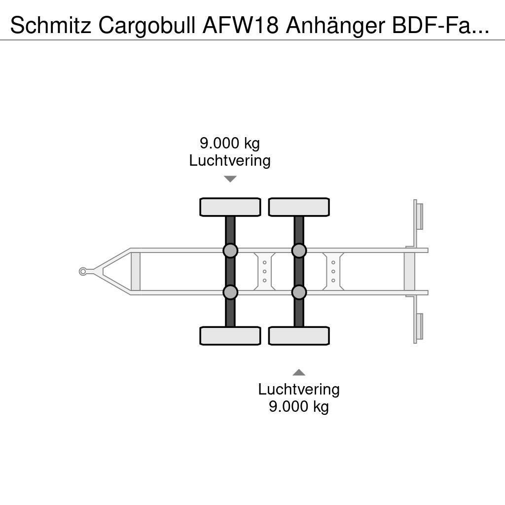 Schmitz Cargobull AFW18 Anhänger BDF-Fahrgestell Kontajnerové prívesy