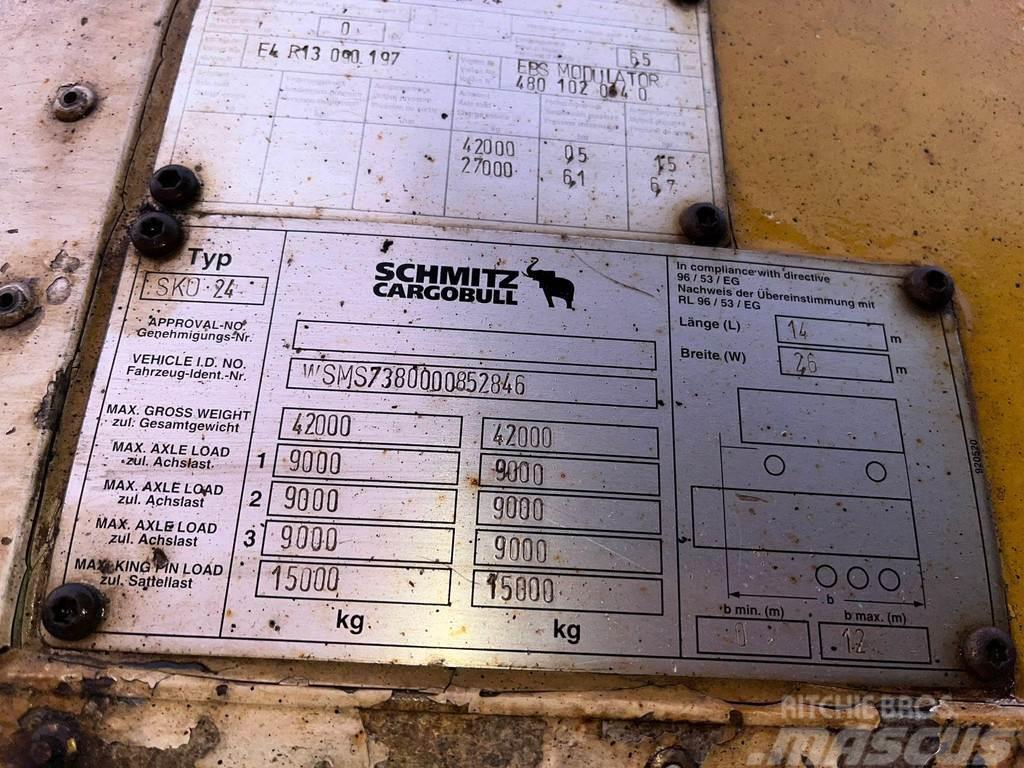 Schmitz Cargobull SKO 24 BOX L=13571 Skriňové návesy