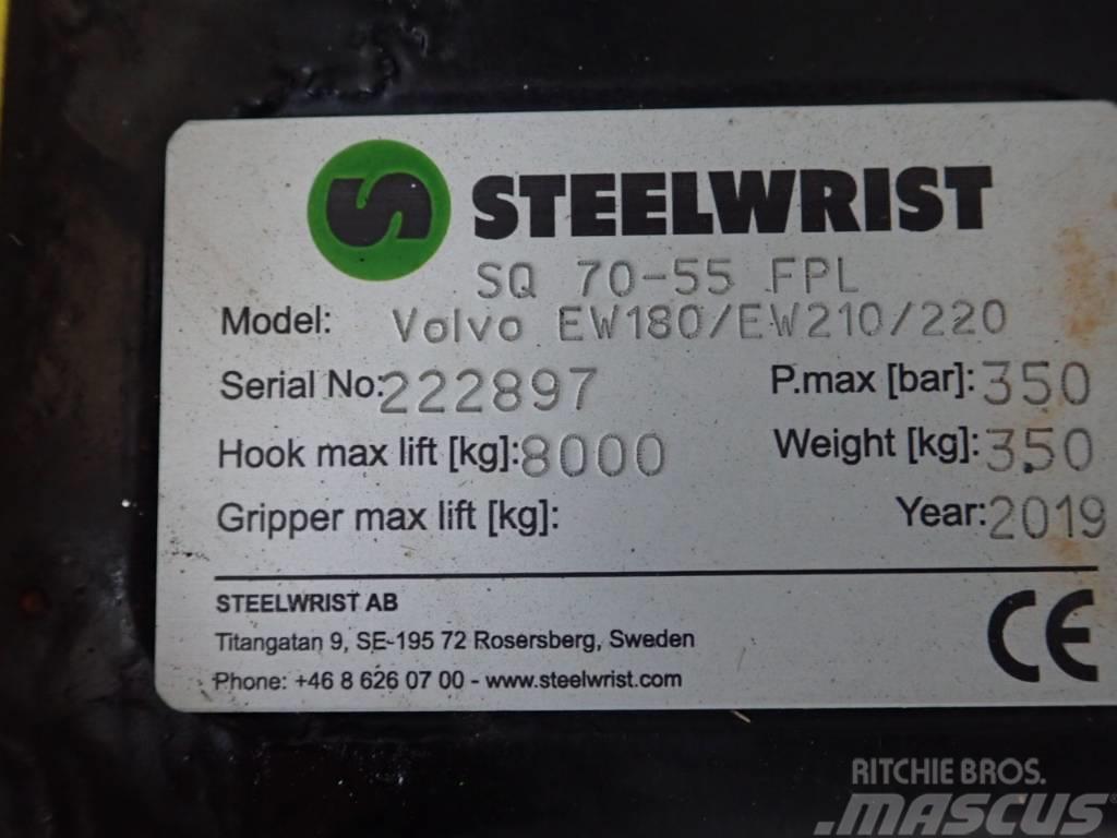 Steelwrist Vollhyd. SW SQ70 FPL passend Volvo EW180 Rýchlospojky