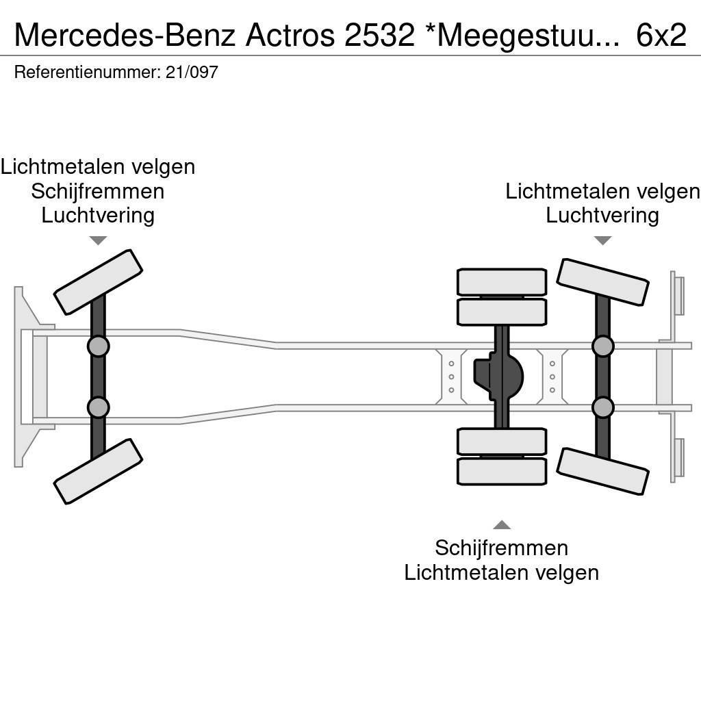 Mercedes-Benz Actros 2532 *Meegestuurd as*Bluetooth*Airco*Cruise Hákový nosič kontajnerov
