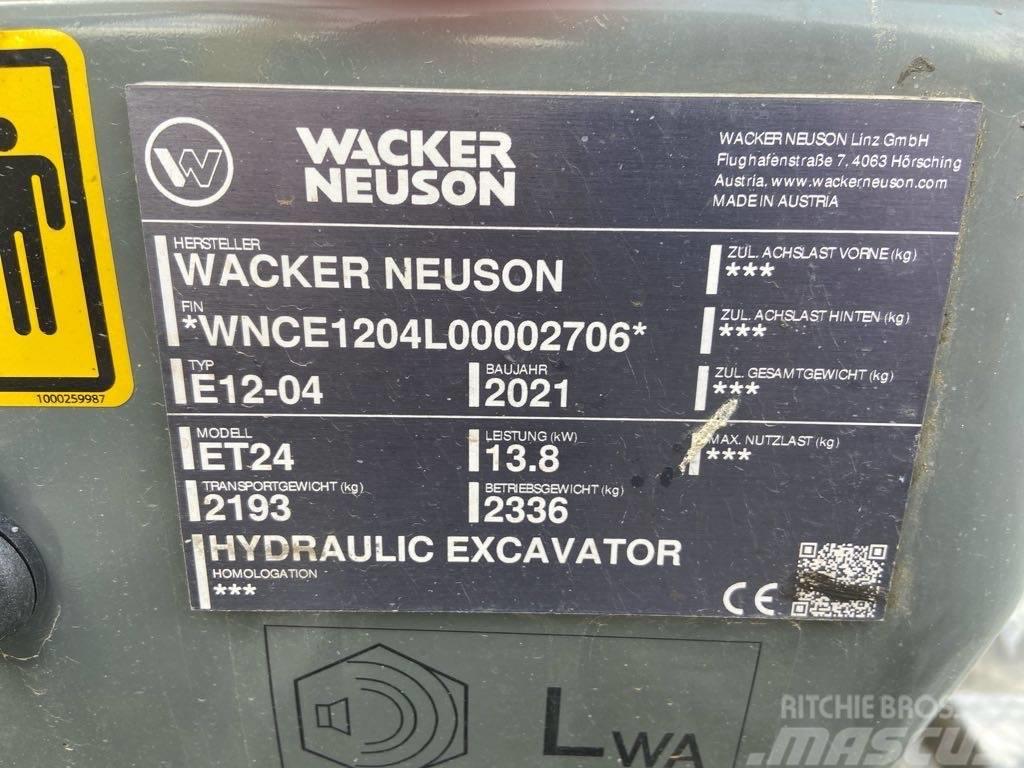 Wacker Neuson ET24 Pásové rýpadlá