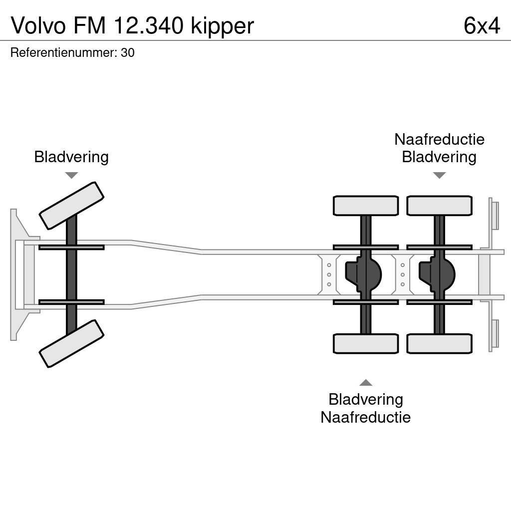 Volvo FM 12.340 kipper Univerzálne terénne žeriavy