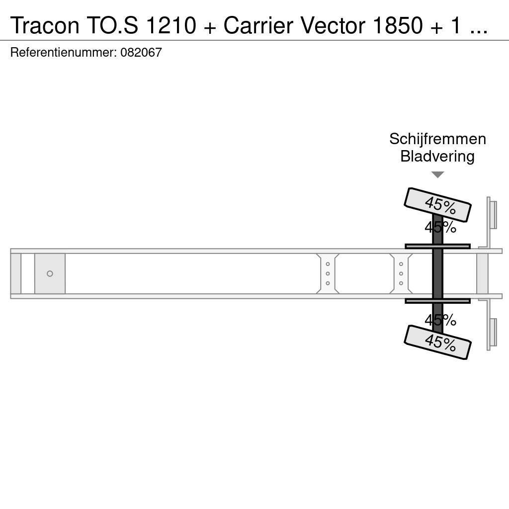 Tracon TO.S 1210 + Carrier Vector 1850 + 1 AXLE Chladiarenské návesy