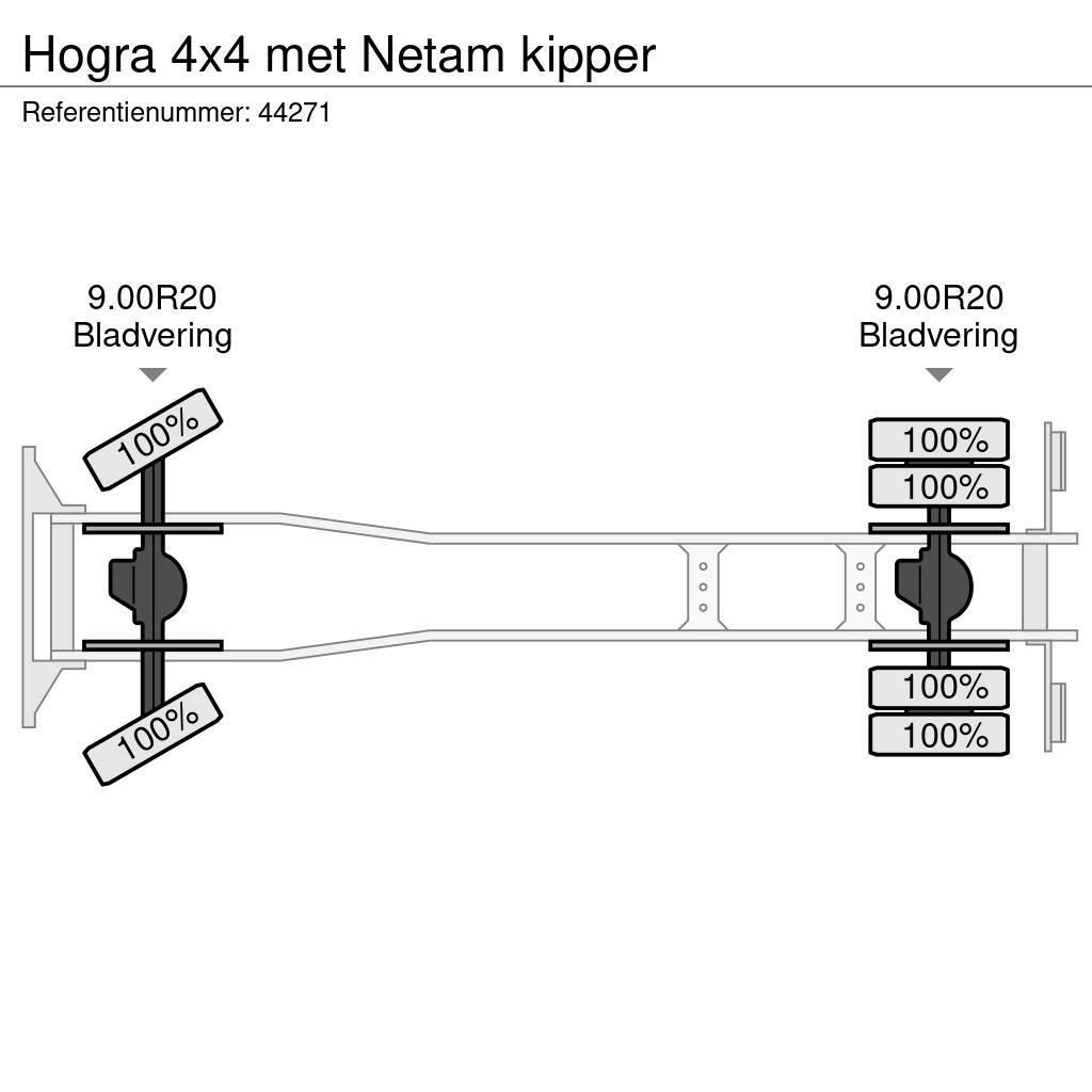  Hogra 4x4 met Netam kipper Sklápače