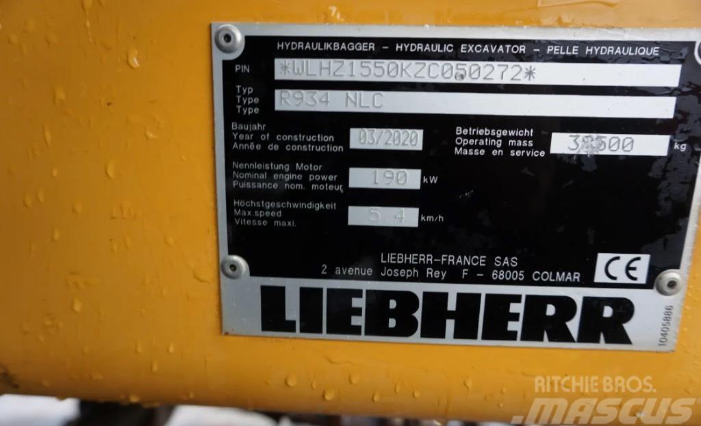 Liebherr R 934 NLC Pásové rýpadlá