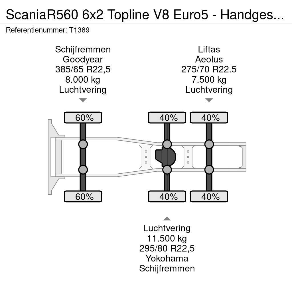Scania R560 6x2 Topline V8 Euro5 - Handgeschakeld - Vollu Ťahače