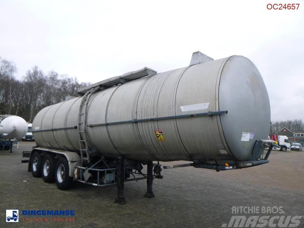 Trailor Heavy oil / bitumen tank steel 31.1 m3 / 1 comp Cisternové návesy