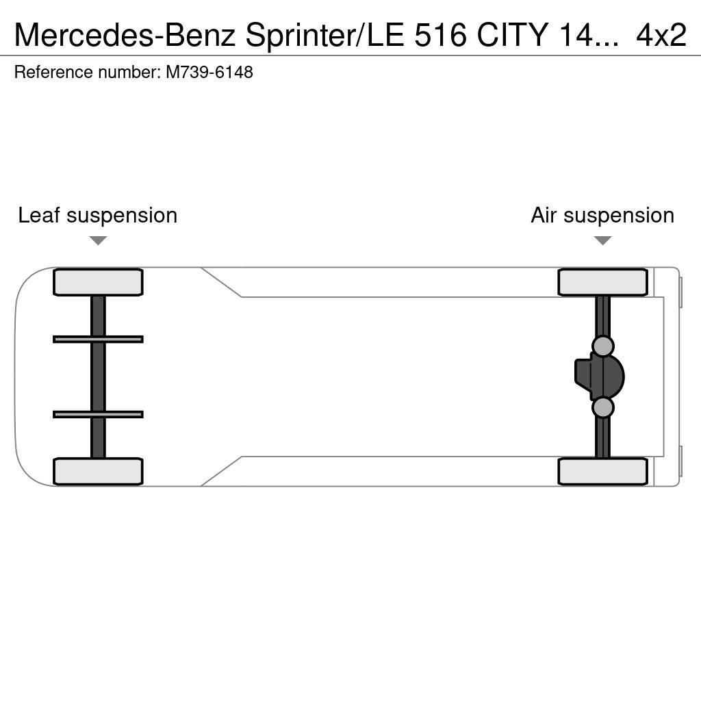 Mercedes-Benz Sprinter/LE 516 CITY 14 PCS AVAILABLE / PASSANGERS Mestské autobusy