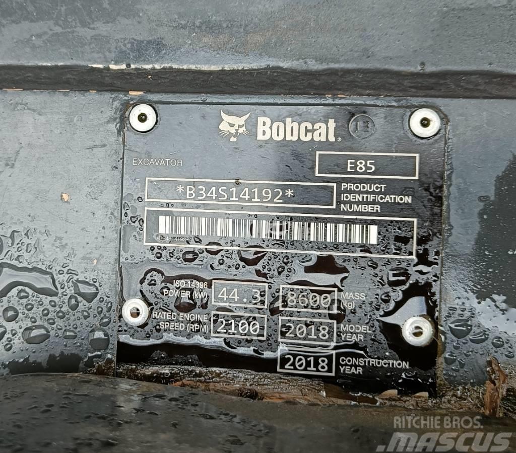 Bobcat E 85 / 8600kg / Midi rýpadlá 7 t - 12 t