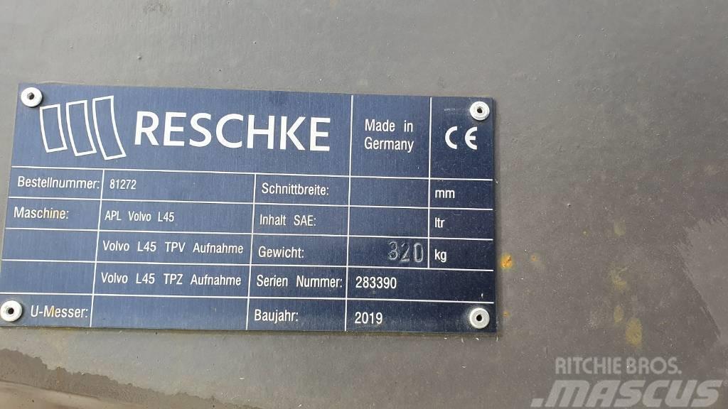 Reschke Adapterplatte von TPV auf TPZ für Volvo L45H Ďalšie komponenty