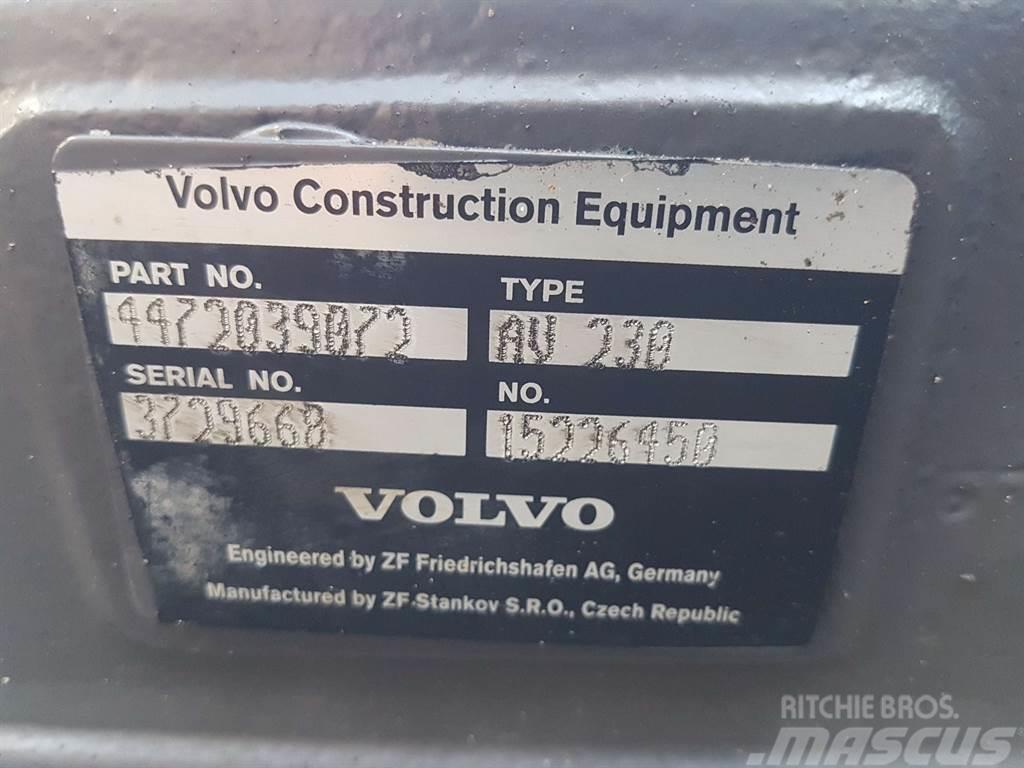 Volvo L30G-VOE15226450-ZF AV-230-Axle/Achse/As Nápravy