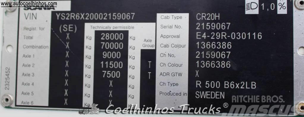 Scania R 500  Retarder Nákladné vozidlá bez nadstavby