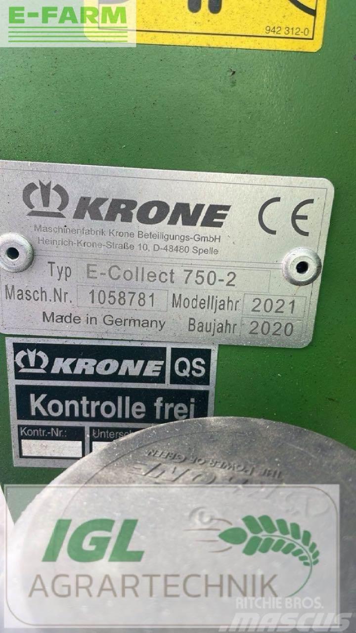 Krone easy. collect 750-2 Stroje na zber krmovín-príslušenstvo