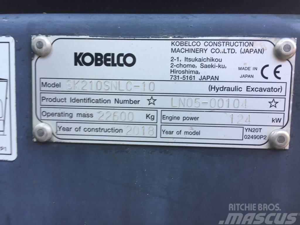 Kobelco SK210SNLC-10 Pásové rýpadlá