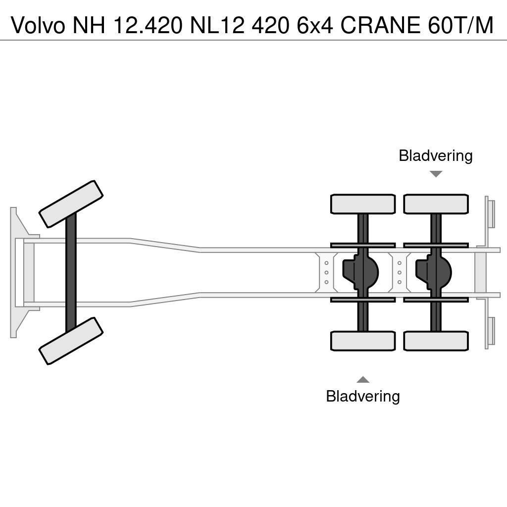 Volvo NH 12.420 NL12 420 6x4 CRANE 60T/M Univerzálne terénne žeriavy