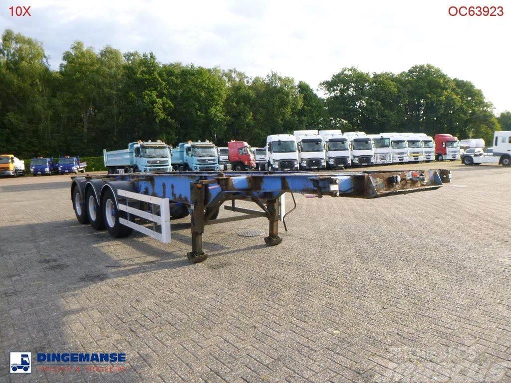 SDC 3-axle container trailer 20-30 ft + ADR Kontajnerové návesy