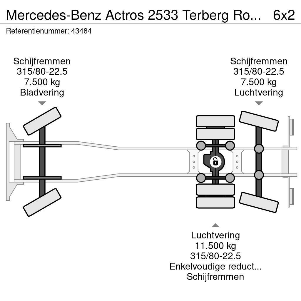 Mercedes-Benz Actros 2533 Terberg RosRoca 23m³ Smetiarske vozidlá