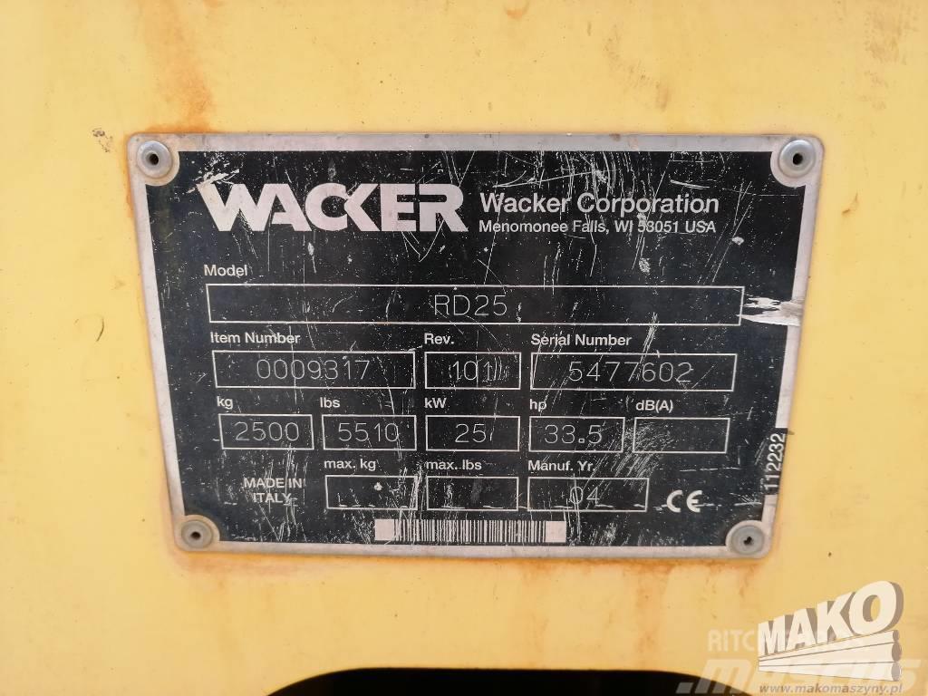 Wacker RD25 Tandemové valce