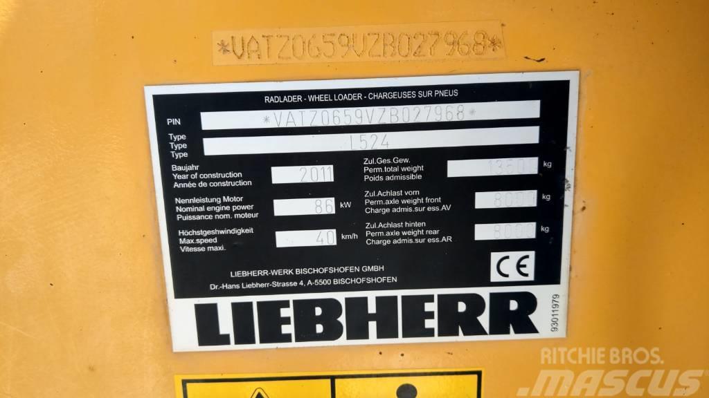 Liebherr L 524 Kolesové nakladače