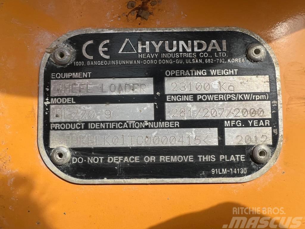Hyundai HL 770-9 Kolesové nakladače