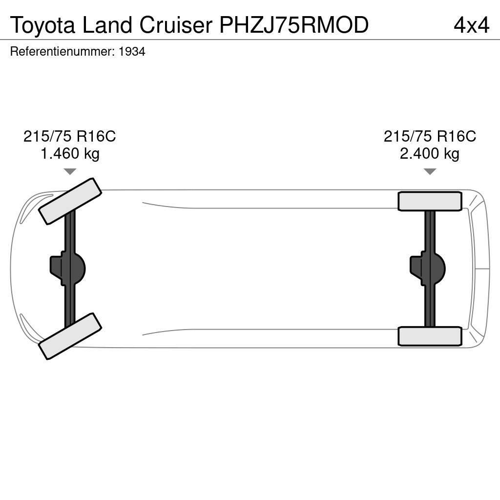 Toyota Land Cruiser PHZJ75RMOD Vyslobodzovacie vozidlá